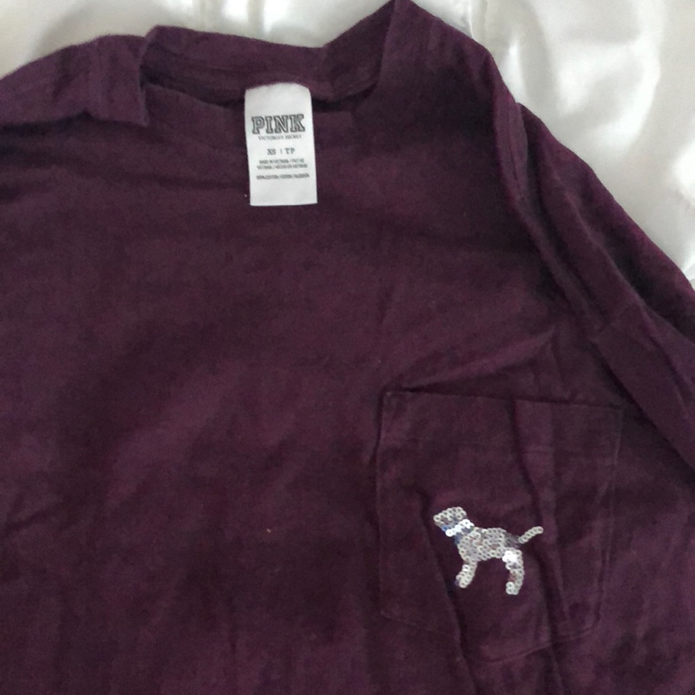 Victoria’s Secret Pink long sleeve cotton shirt - Picture 4 of 5